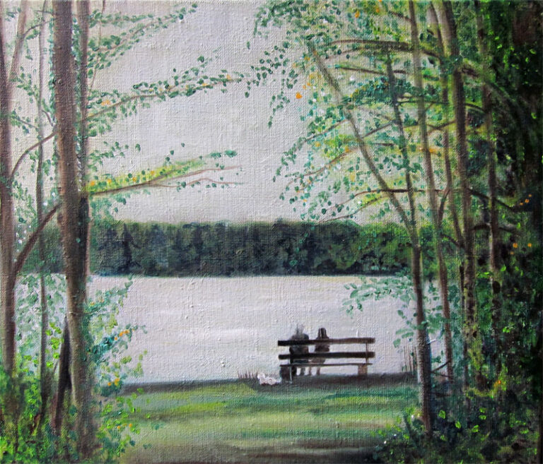 Auftragsbild von Ariane Zuber - Landschaft bei Berlin -