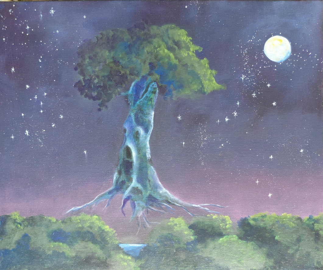 Surreales Gemälde von Ariane Zuber